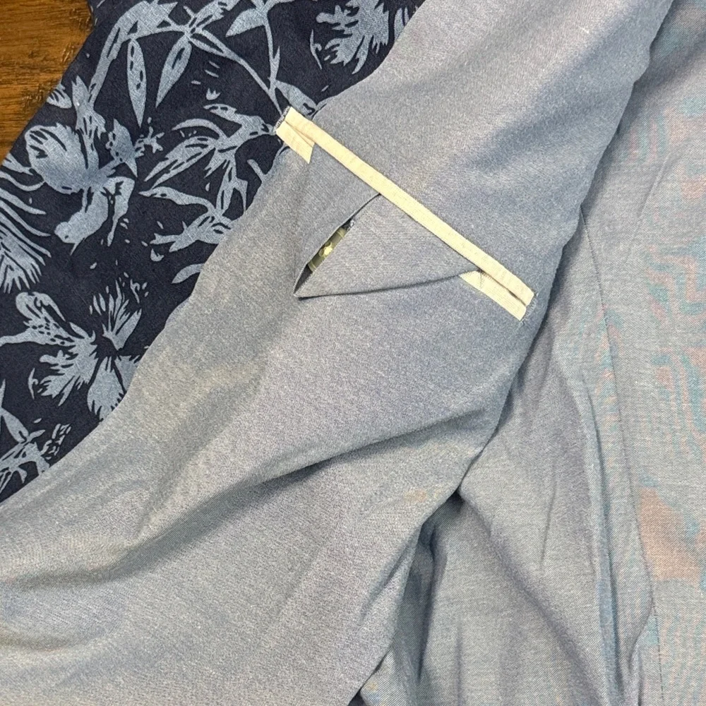NWT Izod Men's Floral Linen Blend Blazer